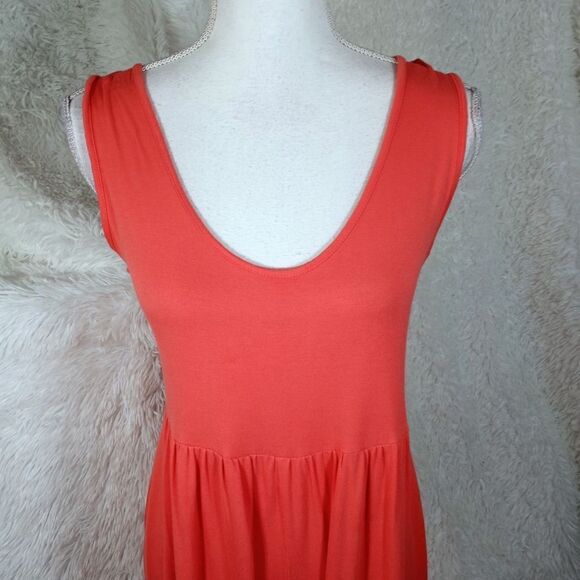 MOTHERHOOD MATERNITY CORAL JUMPSUIT SZ.L EUC - Picture 3 of 9